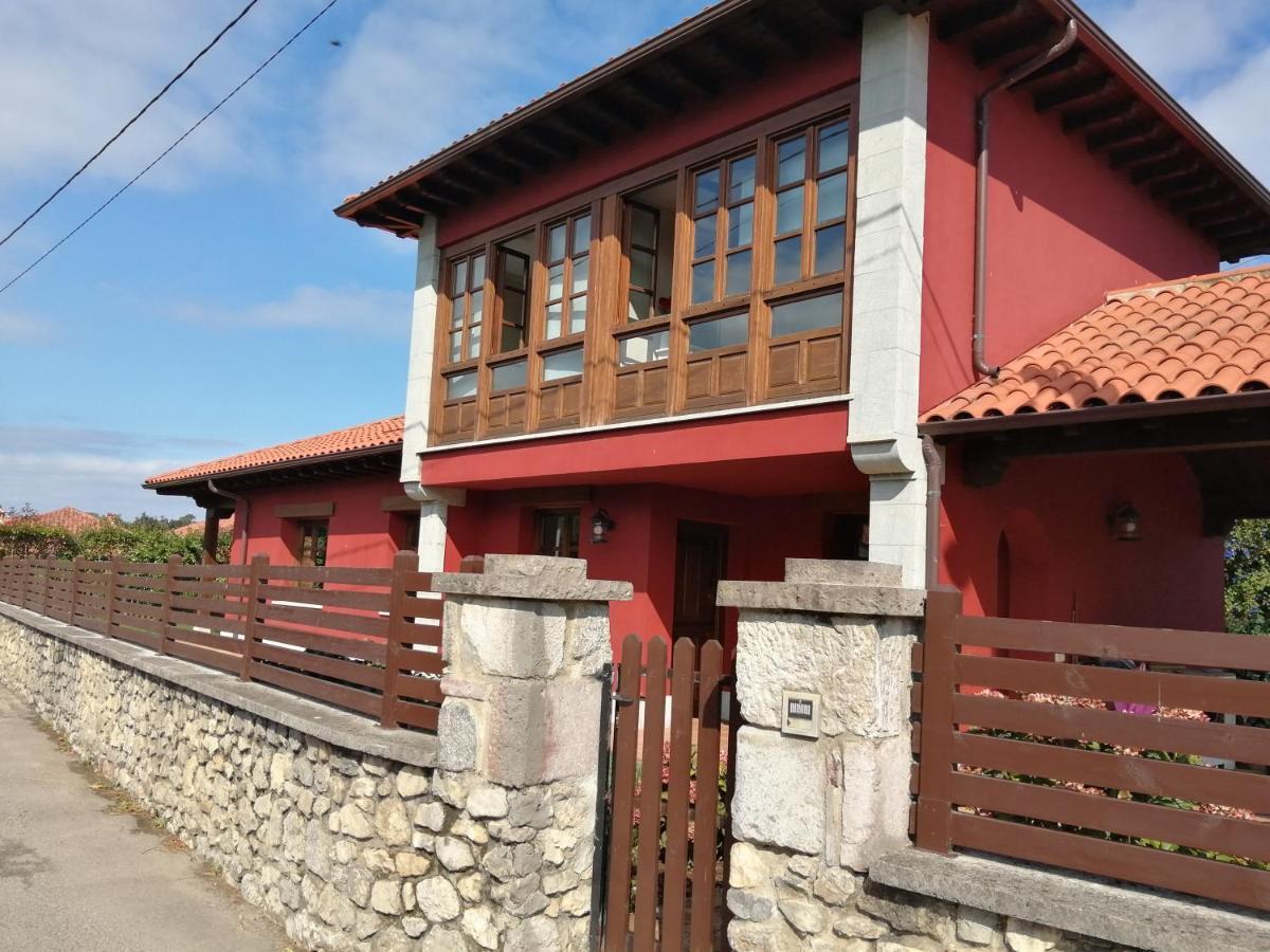 Вилла La Casa Roja Asturias Онтория Экстерьер фото